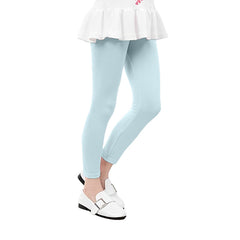 SYGA Girls Leggings, Soft & Stretchable Cotton Infant Toddler Leggings, Suitable for All Seasons, Size 11-12 Years(Pink)