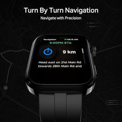 boAt Chrome Endeavour, Premium Metal Body, 1.96”(4.97cm) AMOLED Display,AI Coach Health Insights,Advanced S1 Processor,HRV,VO2 Max,Auto Watchface Refresh, Smart Watch for Men & Women (Fusion Blue)