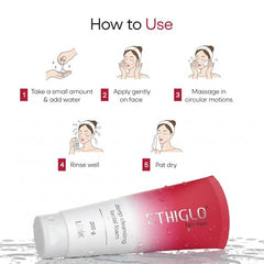 Ethiglo Deep Cleansing Facial Foam Face Wash for Healthy, Soft and Smooth Skin | Removes Dirt, Impurities and Excess Oil | Suitable for normal to oily and acne prone skin | Pack of 5 (70g)