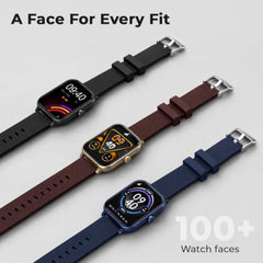 Fastrack Revoltt S1 with 1.83” TFT 2.5D Sqaure Display with Singlesync BT Calling, Heart Rate, SpO2 & Sleep Tracking,IP68,Nitro Fast Charging,Upto 5 Days Battery- Smart Watch for Man and Woman-Wine