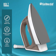 Goldmedal Glide 1100W Dry Iron | Non-stick Weilburger Premium