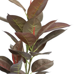 AAVANA GREENS Plastic 40 Inch Artificial Flower Plant for Indoor and Outdoor, Home, Shop, Office, Restaurant Decoration Dark Green (Pack of 1) (1, Plant 8 - with Pot)