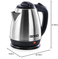USHA Cool Touch Electric Kettle 1800 Watt|1.8 liter|Double Layered Cool Touch Outer Body|Safety with auto cut-off function|SS304 grade stainless steel inner body|Wider Mouth|2 years warranty (Pink)