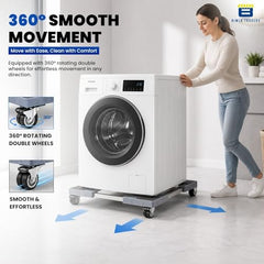 BTfash Premium Anti-Vibration Feet Pads Set for Washing Machine & Refrigerator | Easy Installation | Compact Design | Noise & Shock Reduction