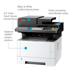 KYOCERA ECOSYS MA4000wifx All-in-One Monochrome Laser Printer, 42ppm