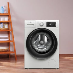 Whirlpool Smart Choice 9 Kg Steam Wash Technology 5 Star Inverter Front Load Fully Automatic Washing Machine with In-Built Heater (SUPREME CARE 9014-E, Midnight Grey, 100+ Tough Stains, 1400 RPM)