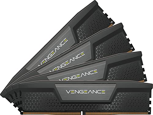 CORSAIR Vengeance DDR5 RAM 32GB (2x16GB) 6400MHz CL32 Intel XMP iCUE Compatible Computer Memory - Black (CMK32GX5M2B6400C32)