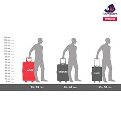 KAMILIANT by American Tourister Savvy|Trolley Bag Set of 3 (55+70+80 cms) for Travel| Hard Case Polypropylene (PP) Suitcase|360° 8-Wheel Spinner Luggage Trolley|Combination Lock|Sea Blue