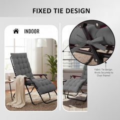 DADDY COOL Multipurpose Extra Long Rocking Chair Cushion for Outdoor and Indoor/Chair pad for Home & Office Chair Filling 18 x 50 Inch Pack of 1 Dark Green (Only Cushion)