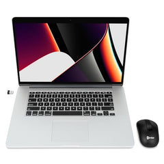 Enter Optical Scroller Wireless Mouse with 2.4GHz, USB Nano Dongle, Click Wheel, 800 DPI (Black)
