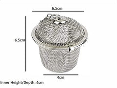 SYGA Stainless Steel Tea Infuser Premium Tea Strainer with Two Handles & Large Capacity for Loose Tea Leaf, Classic Metal Mesh Tea Filter for Cups, Mugs, Teapots- Type 1