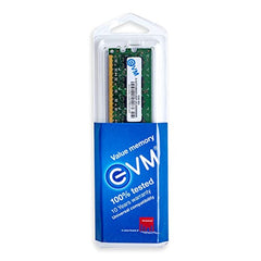EVM 2GB DDR2 Desktop RAM Memory | 800MHz | PC2-6400 | Long-DIMM | 240-Pin | CL5 | 1.8V Low Voltage | Single Channel | Intel & AMD Compatible | Stable Performance | 10 Year Warranty (EVMT2G8000U86P)