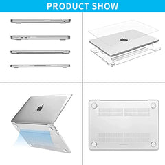 HASTHIP Laptop Cover for MacBook Air 13.6 Inch M4 A3240 M3 A3113 M2 A2681
