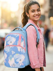 Safari Bloomveil School Bag For Girls, Capacity - 36L, 2 Compartments Backpack For kids