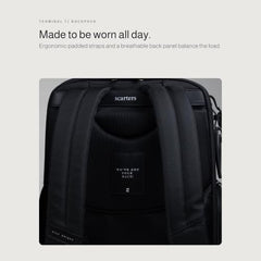 scarters Terminal T2 Backpack 24L, Fits 15.6" Laptop (Black)
