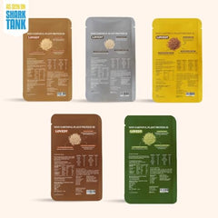 Earthful Honest Plant Protein - Assorted Pack | Daily Use Sachet Pack of 5 | For Weight Management, Energy, Muscle Support & Recovery | 24g Protein Per Serving | Made With Pea & Brown Rice