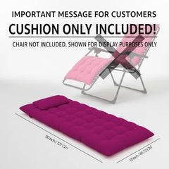 DADDY COOL Multipurpose Extra Long Rocking Chair Cushion for Outdoor and Indoor/Chair pad for Home & Office Chair Filling 18 x 50 Inch Pack of 1 Dark Green (Only Cushion)