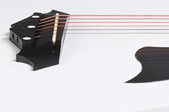 Juârez Acoustic Guitar Kit, JRZ38C/BK 38 Inch Cutaway, 038C with Bag, Strings, Pick and Strap, Black