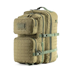 TRIPOLE Force Plus Tactical Army 50 Litre Bag & Backpack with Laser-cut MOLLE (50 Litres Black)