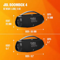 JBL Boombox 4, Wireless Portable Bluetooth Speaker, 34H Playtime Blue