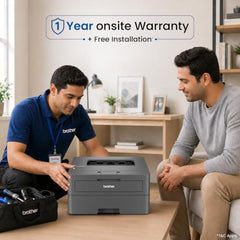 Brother HL-L2440DW (New Launch) Auto Duplex Laser Printer, 30 PPM Print Speed, LCD Display, 64 MB Memory, (WiFi Wireless LAN USB), 250 Sheet Paper Tray, 3000 Pages Inbox Toner, Free Installation