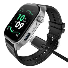 boAt New Launch Ultima Vogue 2, India's First AMOLED Type-C Smartwatch, 1.96" Display, 1000 nits Brightness, Metal Body w/Premium Straps, 10-Days Battery Life, Smartwatch for Men & Women(Active Black)