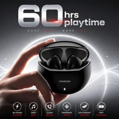 Kratos TW02 Ear Buds Wireless with 60H Playtime, Noise Isolation & Clear Calls, Bluetooth Earbuds with Voice Assistant, Ear Buds with Bluetooth V 5.3 & with Type C Fast Charging, IPX5 TWS Earphones