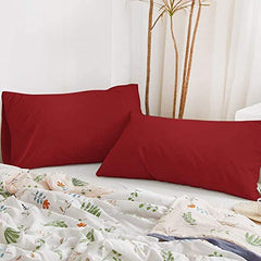 safhome Soft Pillow Covers 20 x 32 Inches - 100% Egyptian Cotton 400 Thread Count Set of 2 Pillow Cover Set Envelope Closure Hotel Quality Pillowcase - Aqua Blue