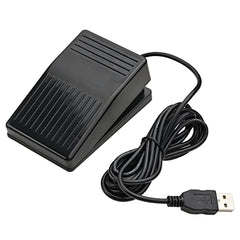iKKEGOL USB Foot Pedal, USB Single Foot Switch Game Control, One Key Programmable Footswitch Map Mouse Keyboard for Video Game Push to Talk, Transcription HID