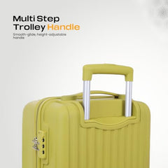 KAMILIANT by American Tourister Savvy | Trolley Bag Set of 3 (55+70+80 cms) for Travel| Hard Case Polypropylene (PP) Suitcase | 360° 8-Wheel Luggage Trolley | Combination Lock | Cress Green