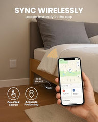 Salpido Bluetooth Item Finder, Key Finder Tracker, 1 Year Battery Life