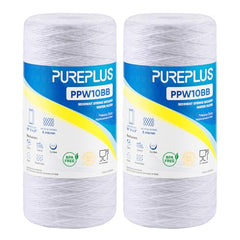 Pureplus Gravity Water Filter | 20 Liter Top Water Purifier | Chemical Free, Electricity Free | Water Filter for Home, Kitchen & Camping (White & Blue)