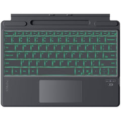 Inateck Surface Pro 11 Keyboard, Surface Pro Keyboard Compatible with Surface Pro 11/10/9/8/X, 7-Color Backlit, Slim Design, Quiet Typing, Touchpad Support, KB05111