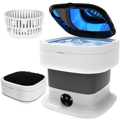 Portable Mini Washing Machine 2kg– Foldable Laundry Machine with 3 Cleaning Modes for Travel, Dorms, Camping & Baby Clothes JK3