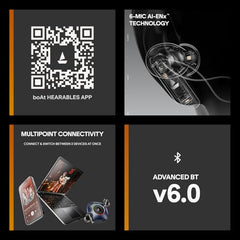 boAt 2026 Launch Nirvana Crown, Sonic ARC, LEDs, Haptic Feedback,50dB Hybrid ANC,Spatial Audio, 6 Mic ENx, App Support, v6.0 Bluetooth Earbuds, TWS Ear Buds Wireless Earphones with mic (Blazing Red)