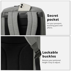 MOKOBARA Transit Backpack | Fits Laptop Up To 16 Inch, 30L Capacity, Water-Resistant Polyester, Vegan Leather Trims | Money Moves, Black