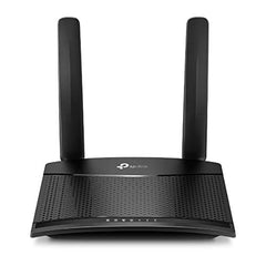 TP-Link TL-MR100 300Mbps 2.4GHz Wireless N 4G LTE, Wi-Fi N300, Plug and Play, Parental Controls, Guest Network, with Nano SIM Card Slot, WiFi Router, Black