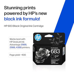 HP 683 Black Original Ink Advantage Cartridge