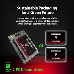 GIGASTONE SATA SSD 128GB (10-Pack) 2.5 inch SSD 520MB/s Upgrade Laptop PC Memory and Storage PS4 HDD Replacement 2.5" Internal Solid State Hard Drives SATA III SLC Cache 3D NAND Game Turbo Performance