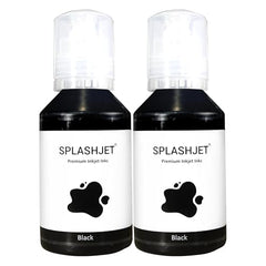 Splashjet 005 Compatible Refill Ink for Epson M1100, M1120, M1140, M1170, M1180, M2140, M2170, M3140, M3170, M3180 Printer - Ink Bottle for Epson 005 Ink Code (120gm x 2 Black Ink) Bottle – 502721
