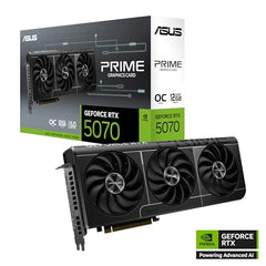 ASUS Prime GeForce RTX™ 5070 12GB GDDR7 OC Edition Graphics Card (PCIe® 5.0, 12GB GDDR7, HDMI®/DP 2.1, 2.5-Slot, Axial-tech Fans, Dual BIOS)