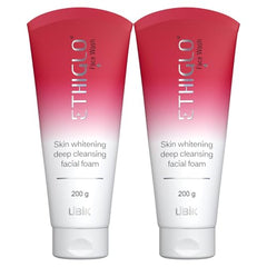 Ethiglo Deep Cleansing Facial Foam Face Wash for Healthy, Soft and Smooth Skin | Removes Dirt, Impurities and Excess Oil | Suitable for normal to oily and acne prone skin | Pack of 5 (70g)