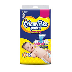 Mamypoko pants All night absorb| Pant Style Baby Diapers Large Size(L), 124 Count,(62*2) Ideal for 9-14Kgs|1 Diaper= Upto All night Absorption|Wider Crisscross Sheet|Gentle Coco Care| 12hr Leakage Protection| Prevents Heaviness.