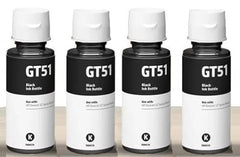 Printer Ink Refill Dye Ink for HP GT53 GT52 Compatible for HP Ink Tank 115, 310, 315, 319, 410, 415, 416, 419, 455, 500, 515, 530, 615, GT 5810, GT 5811, GT 5820 (GT51 ST+BK)