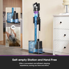 Eureka ReactiClean 200W Lightweight Cordless Stick Vacuum, NEC410BK | 5.5 lbs Lightweight, Detachable Battery, Up to 50-Min Runtime, Tangle-Resistant Brush, For Pet Hair, Hardwood, Carpet, Stairs