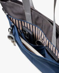 DailyObjects Recycled PET Dual Color Key Tote Bag For Women & Girls | Stylish Ladies Purse for Everyday Essentials | Fits any Laptop Upto 15.6 Inch | Padded Laptop Compartment - (Charcoal-Kelp)