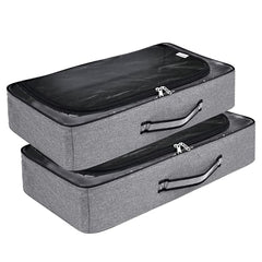 Storite Medium PVC Underbed Storage Bag with Handles Clear Window