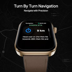boAt Chrome Endeavour, Premium Metal Body, 1.96”(4.97cm) AMOLED Display,AI Coach Health Insights,Advanced S1 Processor,HRV,VO2 Max,Auto Watchface Refresh, Smart Watch for Men & Women (Fusion Blue)