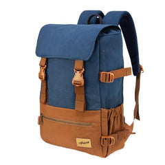 F Gear Canyon 18L Premium Canvas Laptop Backpack|Water-Resistant Fashionable Travel, Office & College Bag, Padded Laptop & Tablet Sleeves Fits Upto 17 Inch Laptop|Men & Women (Cosmic Orange)