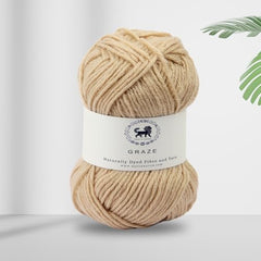 Nestnhaven Acrowools Graze Hand Knitting and Crochet Yarn. Pack of 1 Ball - 100gms. Shade no - NNHG001 (Berry Purple)